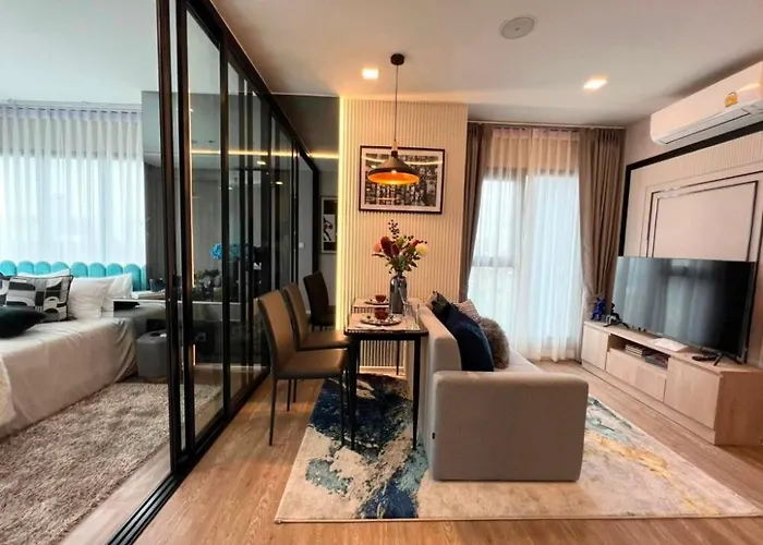 Appartement New Luxury 5 Min Onnut Bts - Modiz Sukhumvit 50 *